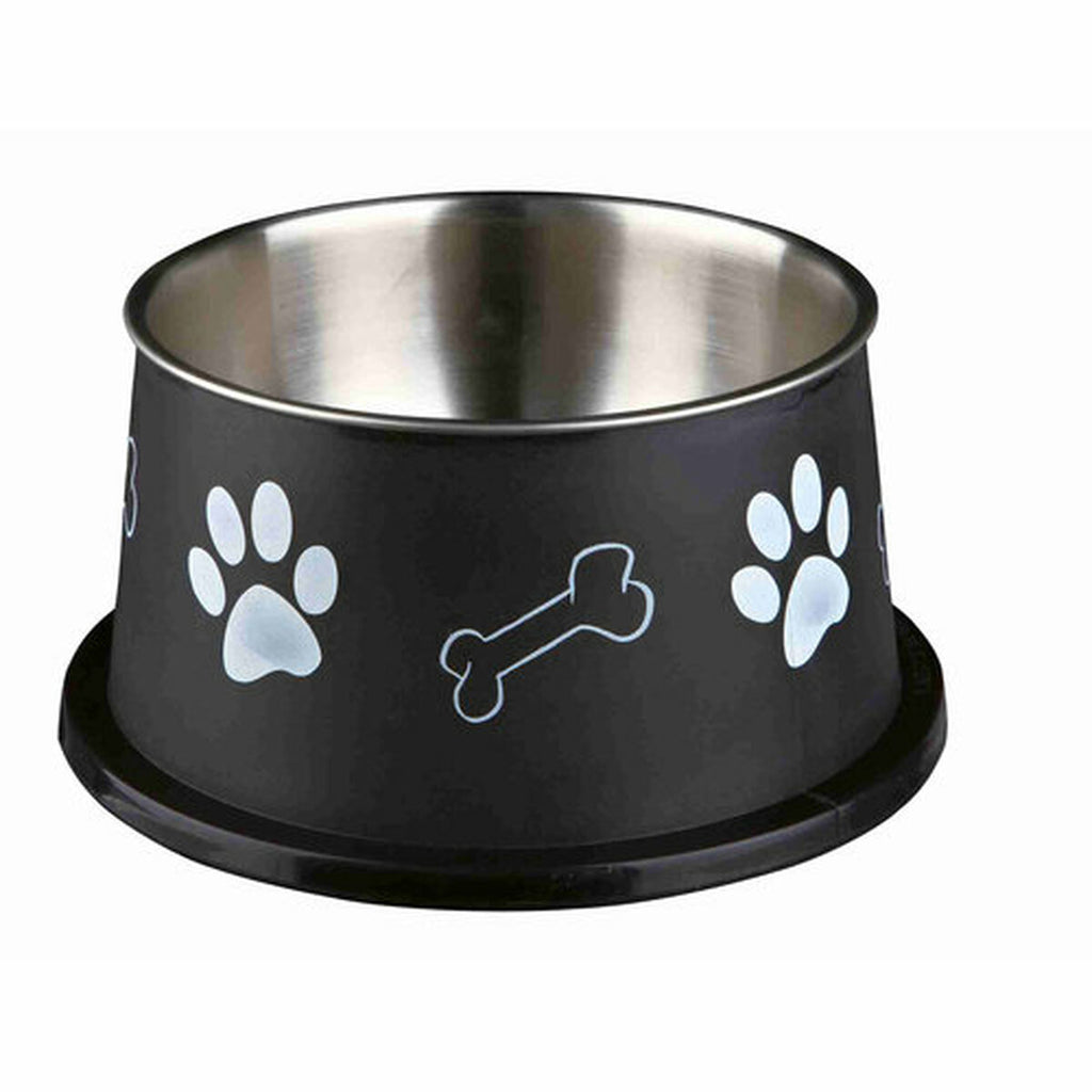 Gamelle pour chien Trixie en acier inoxydable 900 ml